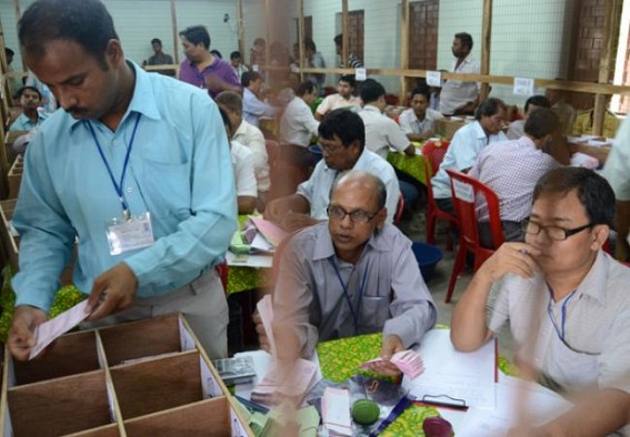 Tripura Panchayat election: Counting continues amid tight security